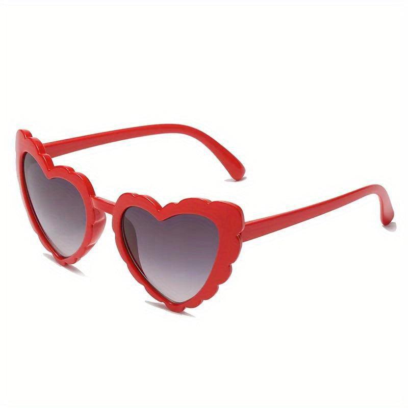 Heart Sunglasses For Women Men Gradient Lens Glasses Photo Props UV400