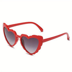 Heart Sunglasses For Women Men Gradient Lens Glasses Photo Props UV400