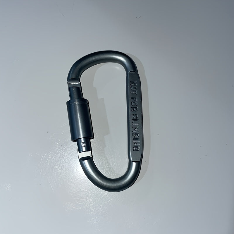 2pcs Aluminum D Ring Locking Buckle for Camping & Hiking