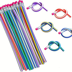 15pcs Bend Pencils Soft Pencil Learning Gift Giveaways Party Bag Filler