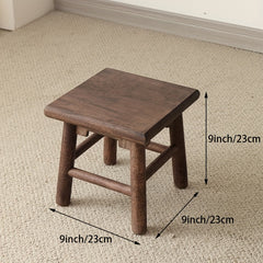 Antique Wooden Stool Sandalwood Walnut Board Stool Adult Small