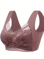 Lace Wireless Push Up Bra Women's Lingerie