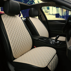 Car Seat Covers Non Slip Breathable Flax Cushion Universal All Seasons