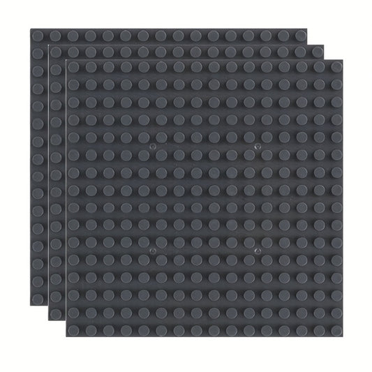 3pcs 16 16 Dots Building Baseplates for Plastic Bricks Toys