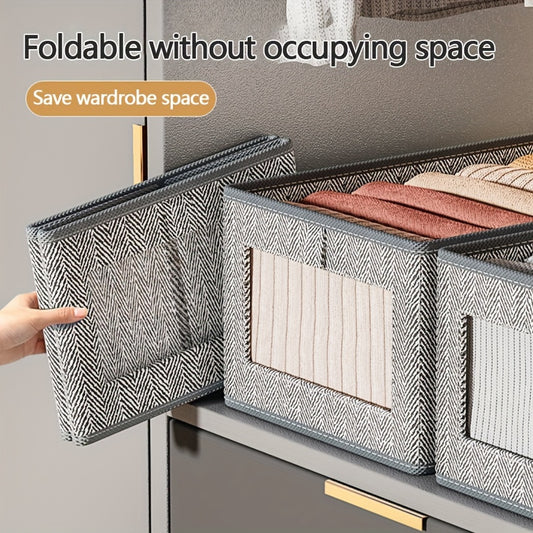 1pc Drawer Type Storage Box for Bedroom Wardrobe Clothes Storage