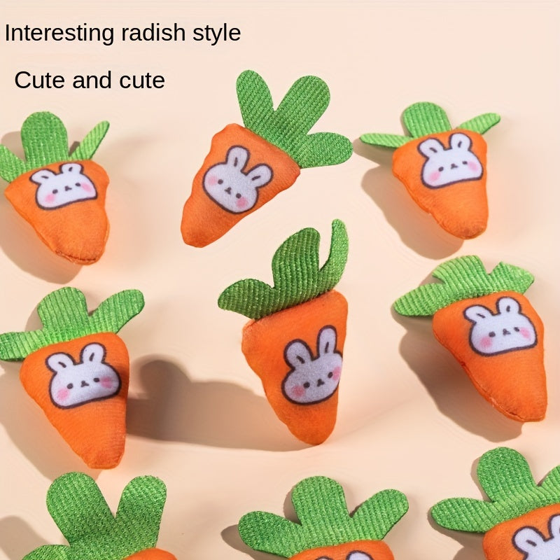 Plush Pull Carrot Toy Puzzle for Early Education
