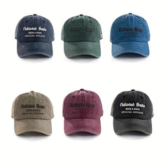 Embroidered Alphabet Baseball Cap Soft Top Cap Japanese Sun V