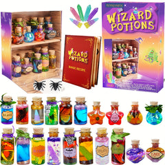 FOMOMDI DIY Wizard Potions Kit for Kids - 20 Bottles Fairy Magic