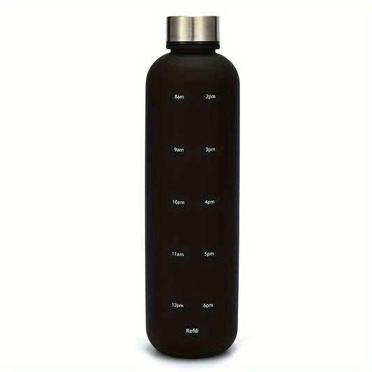 1000ml Frosted Water Bottle Gradient Leakproof Cup Outdoor Fitness Travel