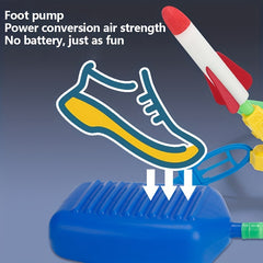 Small Foot Rocket Toys for Outdoor Launching Fun