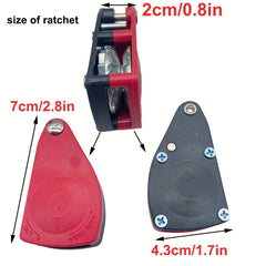 2pcs 6mm 5m Hook Rope Pulley Adjuster Tent Rope Camping Tie Down
