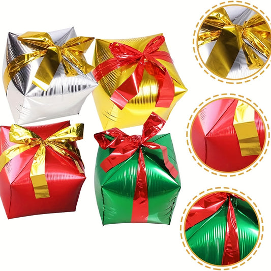2pcs 22 inch Christmas Gift Boxes Balloon Party Decoration