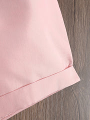 Girls Pink Summer Jumpsuit