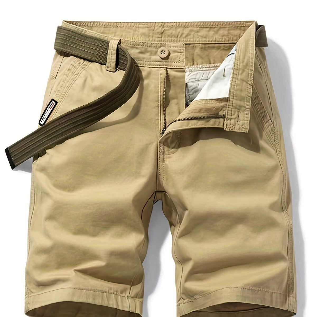 Men's Lightweight Cotton Cargo Shorts for Summer