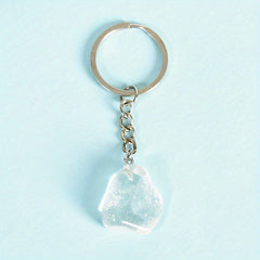 Natural Stone Healing Crystal Agate Keychain Pendant Bag Buckle Key Chain