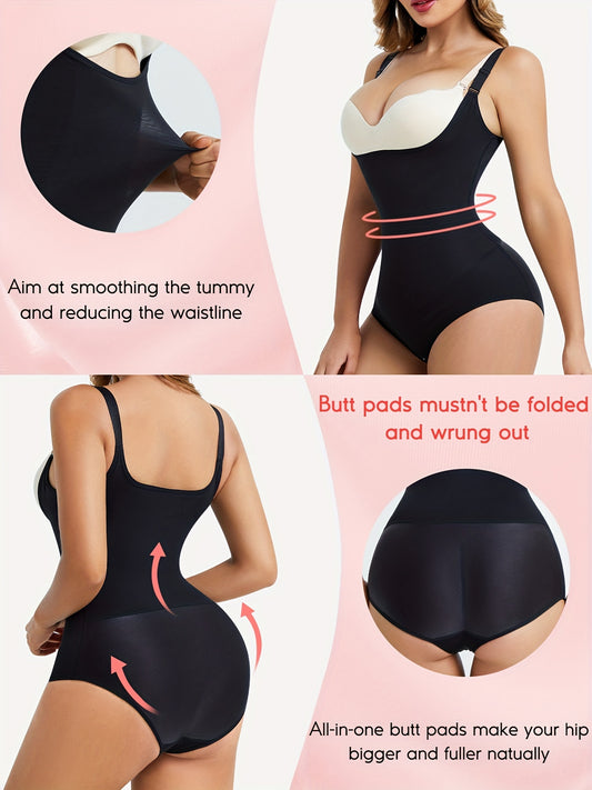 Tummy Control Butt Lifting Body Shaper Open Bust Underwear