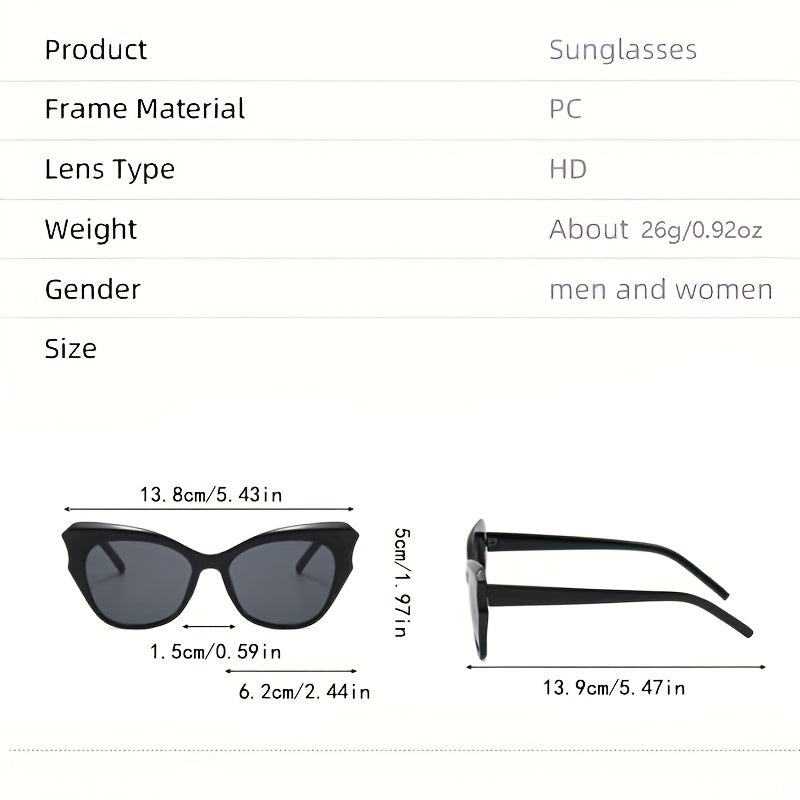Y2K Cat Eye Sunglasses Gradient Anti Glare UV400