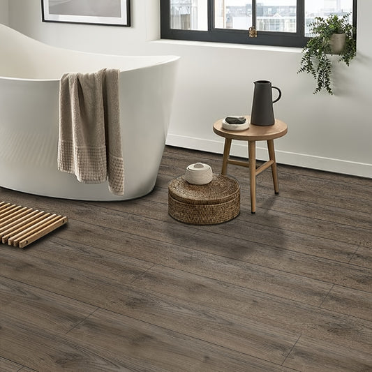 Wood Grain Waterproof Floor Stickers Self adhesive