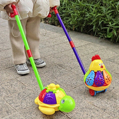 Animal Toy Car with Spinning Wings & Bell