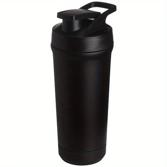 Classic Protein Shaker Bottle 27oz Stainless Steel Gym Bottle