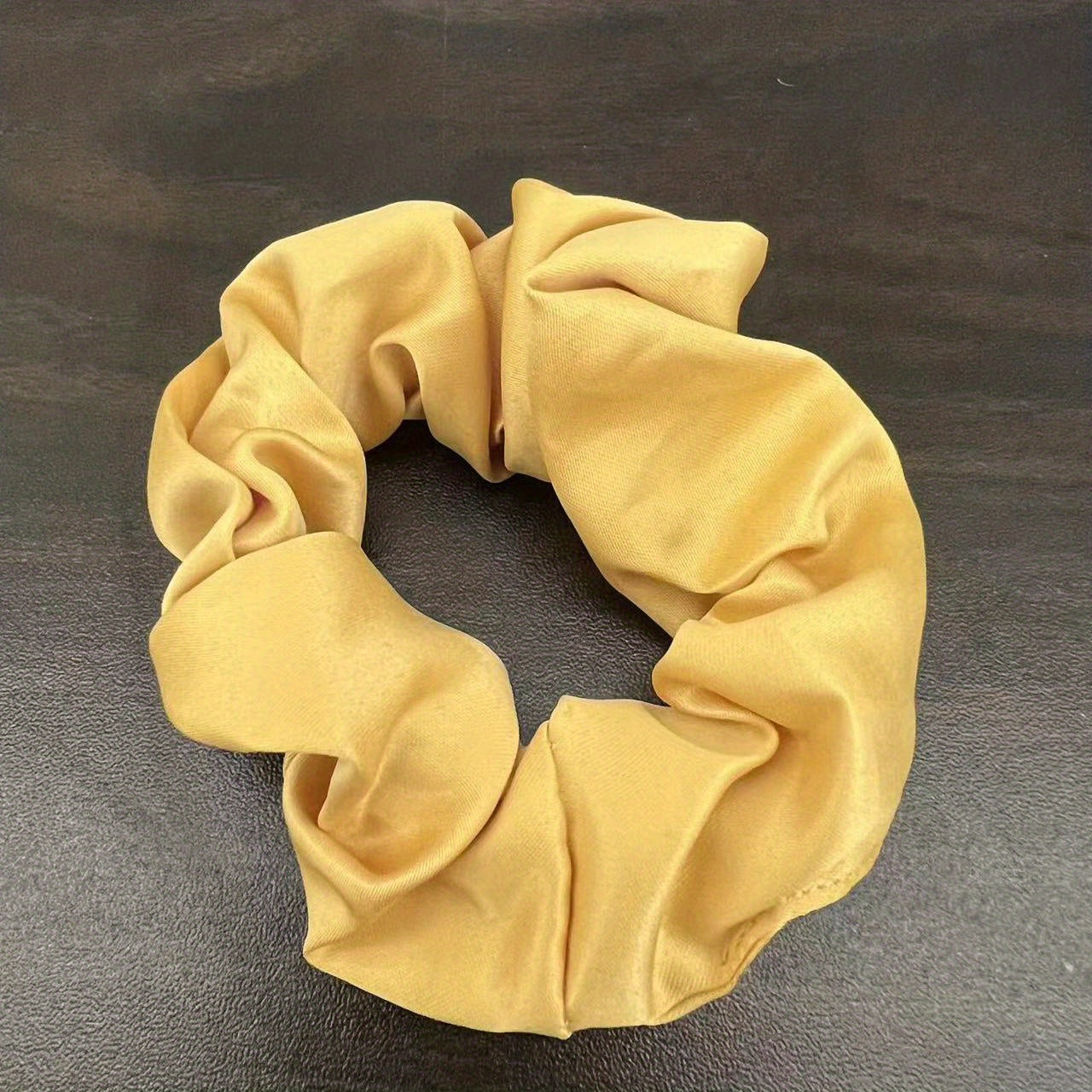 Minimalist Solid Scrunchie Non Slip Hair Tie