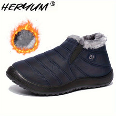 Women's Waterproof Winter Snow Boots with Plush Inner Lining