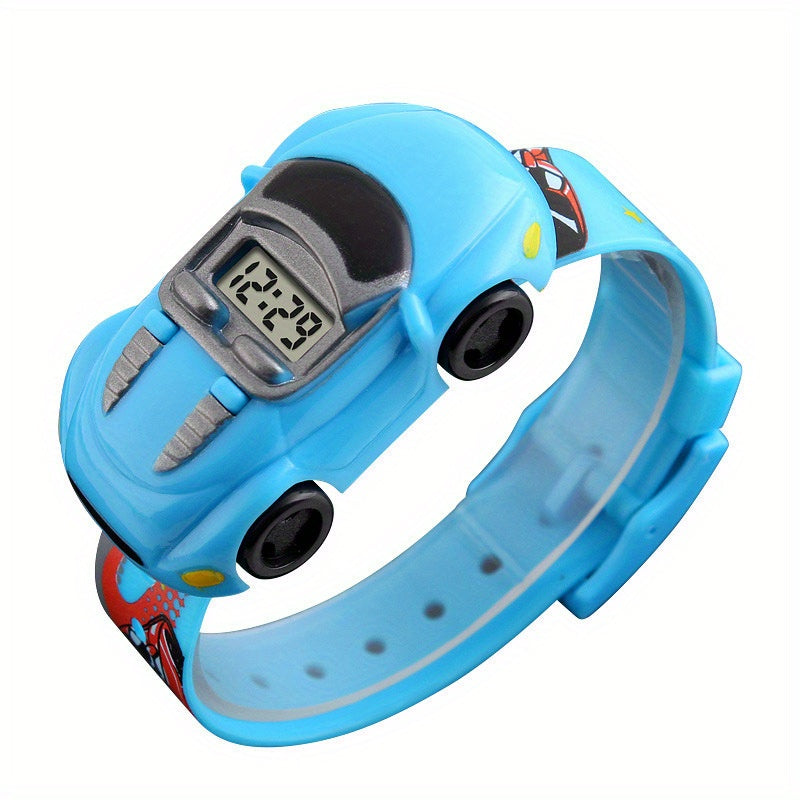 Kids Cartoon Car Electronic Watch
