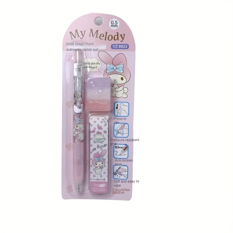 0.5mm Mechanical Pencil Set with Eraser Lead