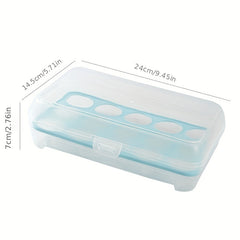 15 Grids Egg Storage Box With Lid Durable Reusable Anti Drop Container