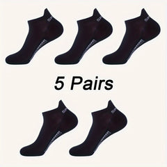 5 Pairs Quick Drying Ankle Socks For Men/Women