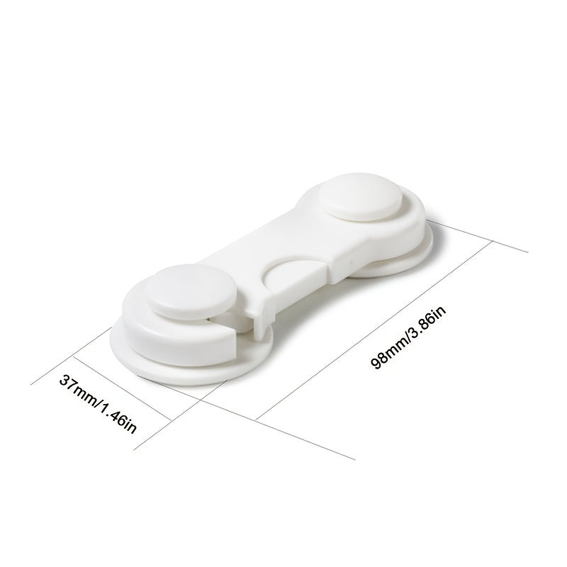 5 Pack Adjustable Drawer Locks - Child Safety Locks for Baby Proofing