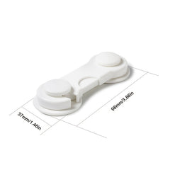 5 Pack Adjustable Drawer Locks - Child Safety Locks for Baby Proofing