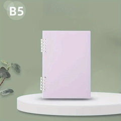 B5 Non-slip Hand Notebook Binder Detachable Soft Loose-leaf Office Notepad