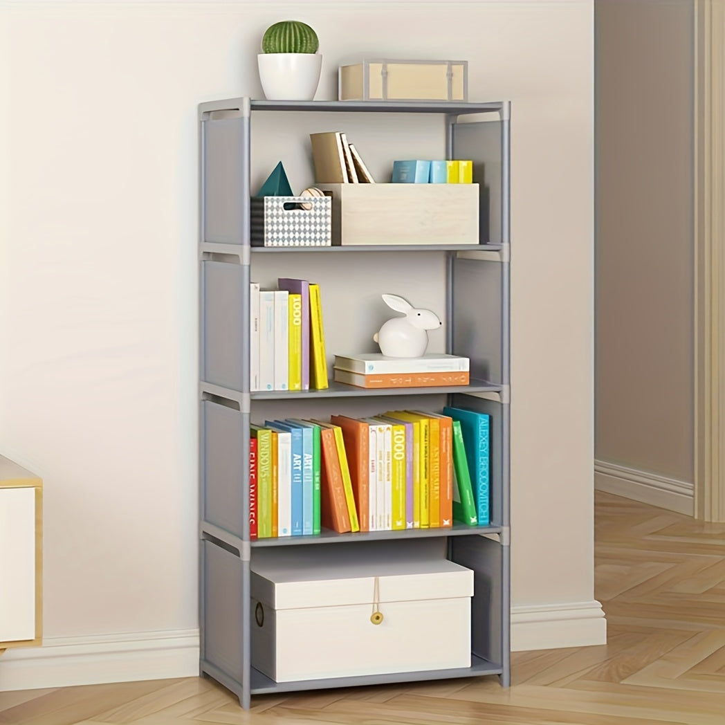 5 Tier Bookshelf Tall Bookcase Shelf Storage Organizer Modern Book Shelf
