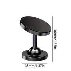 Magnetic Alloy Car Navigation Phone Holder 720&deg; Rotation