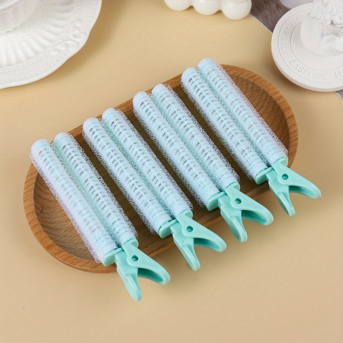 4pcs Fluffy Hair Root Clips No Heat Curls Stylish Hair Accessories