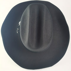 Mens Tweed Western Cowboy Hat Cocked Hump Autumn Winter Riding Hat