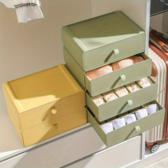 Underwear Drawer Storage Box Grid Organizer Tie Belt Socks Divider