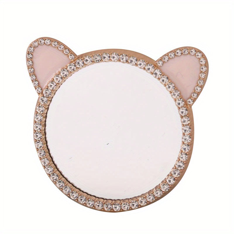 1:12 Makeup Mirror with Pearl Trimmed Frame for OB11 Dollhouse