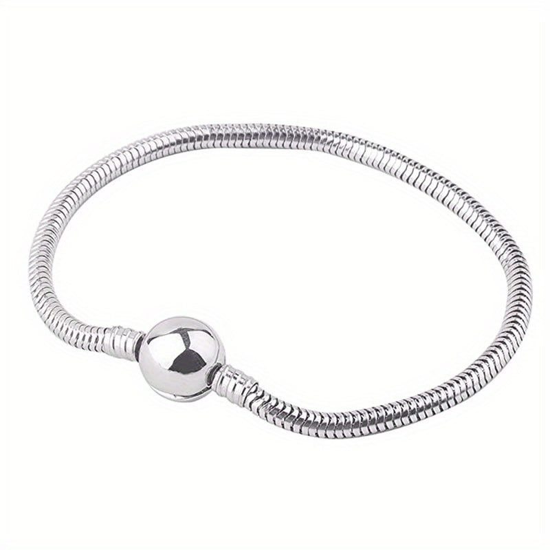Stainless Steel Snake Chain Bracelet Bangle DIY Jewelry