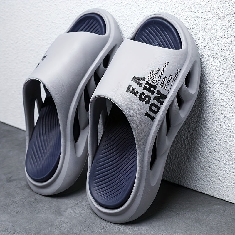 Men's Slip On Slides, Assorted Colors Casual Slippers