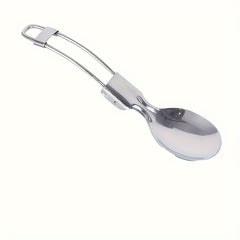 Folding Tableware Salad Spoon Fruit Fork Outdoor Portable Cutlery