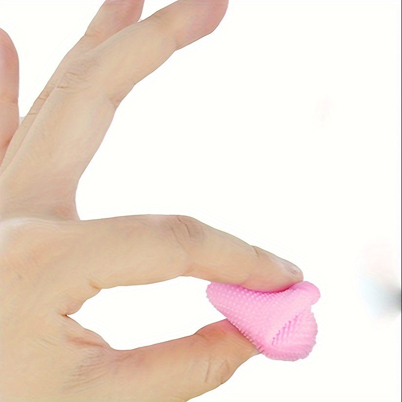 Soft Silicone Pet Toothbrush Finger Cover - Dog & Cat Teeth Cleaning