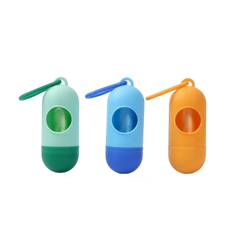 Portable Dog Waste Bags Dispenser, Poop Bag Holder for Small and Medium Dogs