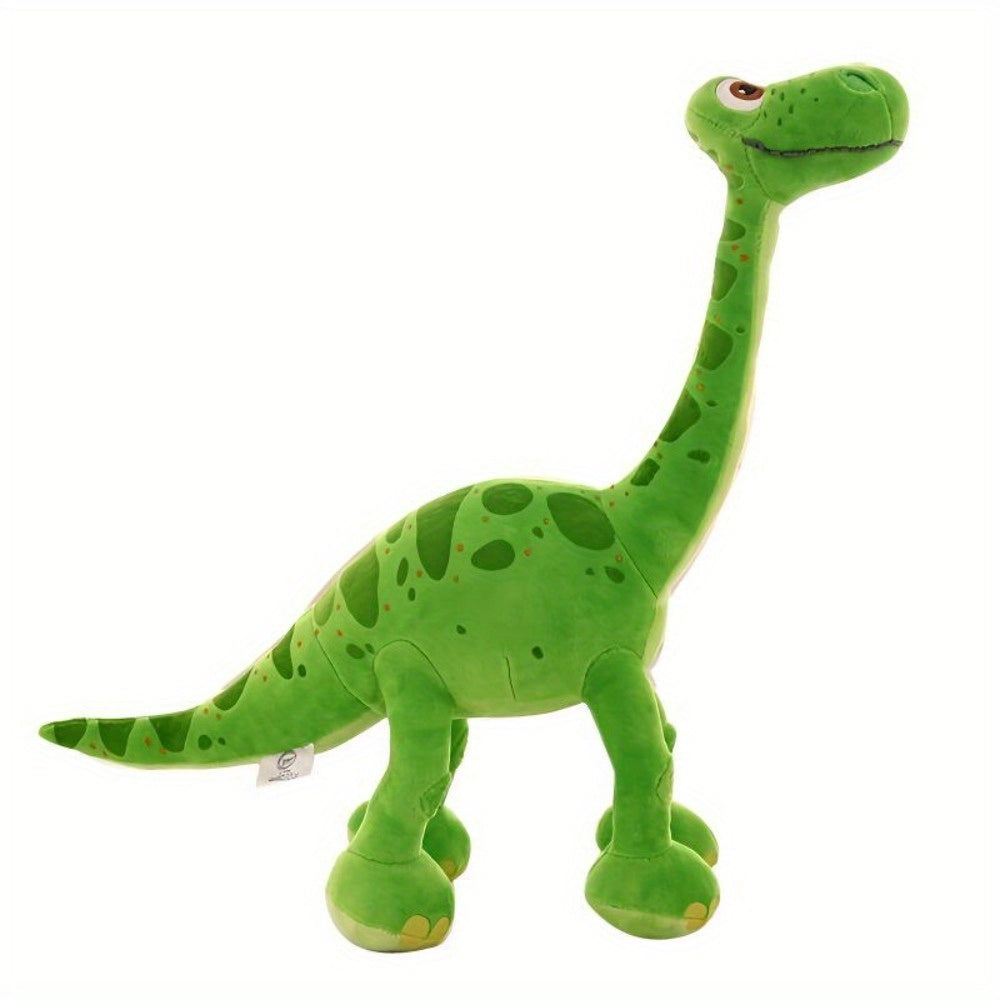Adorable Green Dinosaur Plush Toy Soft Cuddly Polyester Fiber Stuffed Animal