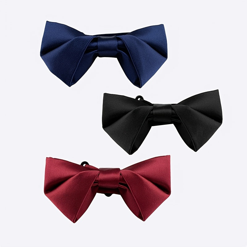 Bow Tie Dress Bow Knot Polyester Silk Yarn Wrinkle Resistant Fabric