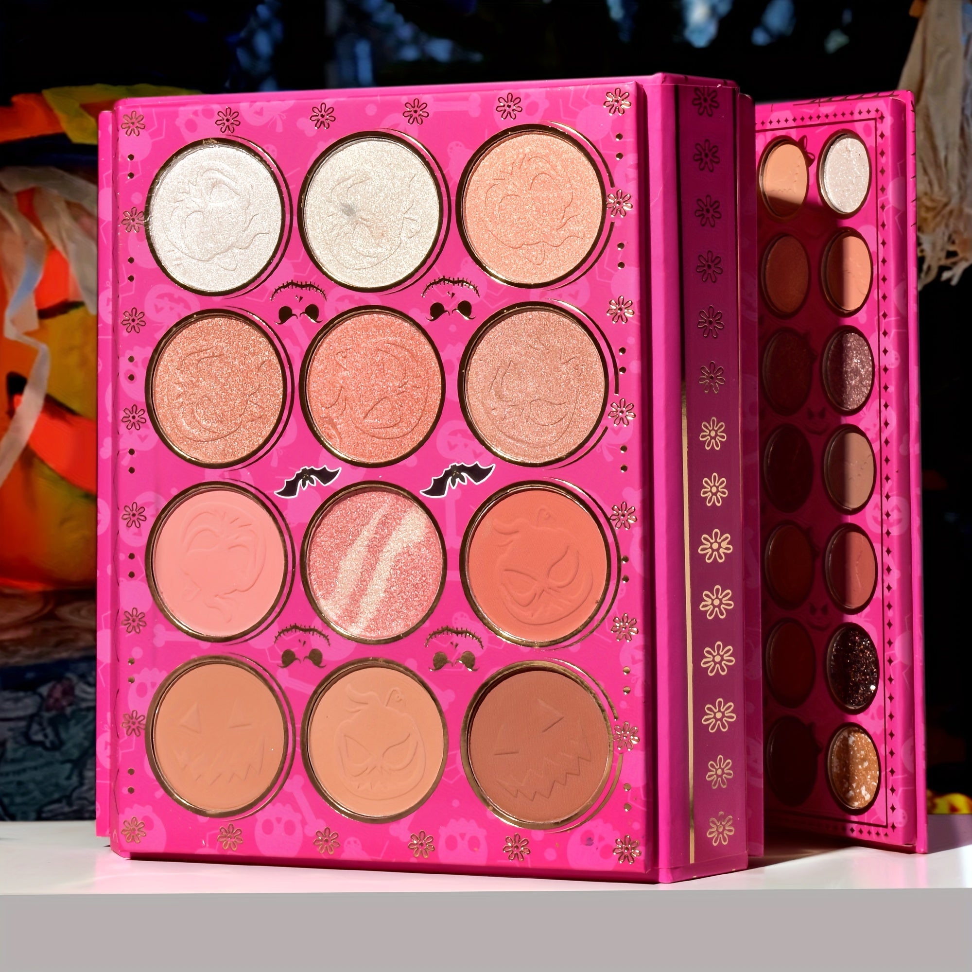 117 Colors Eyeshadow Palette 4 Layers Pearly Matte Bright Tones