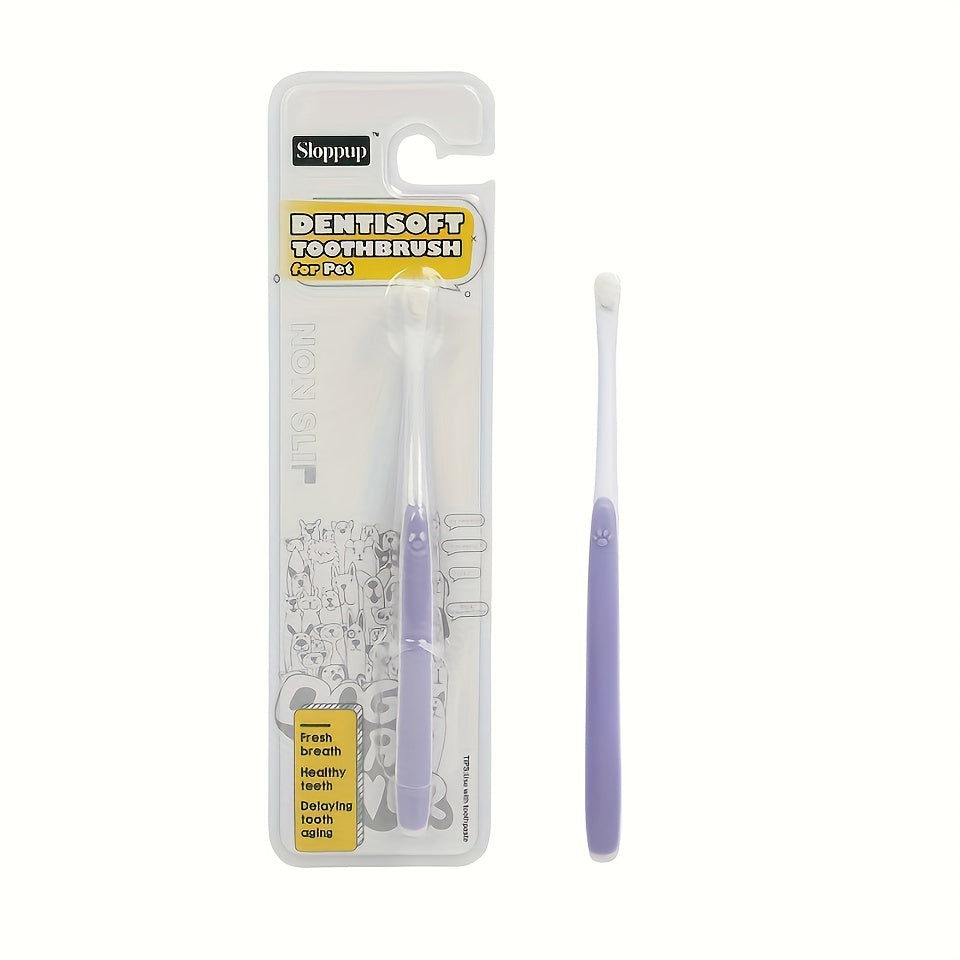 Pet Toothbrush Oral Cleaning Dog Toothbrush Soft Bristle
