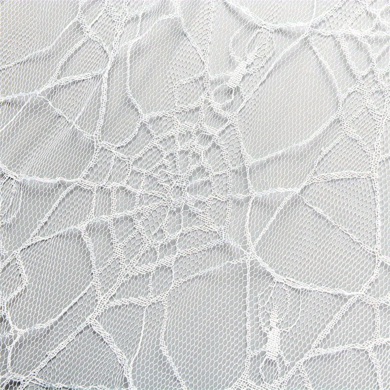 Halloween Spider Web Jacquard Lace Fabric