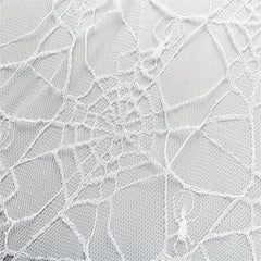 Halloween Spider Web Jacquard Lace Fabric